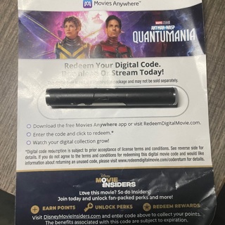 Ant-Man and The Wasp Quantumania 4k Movies Anywhere Code 