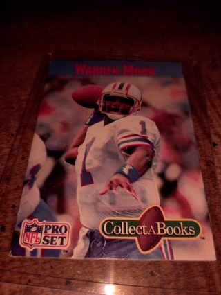 Warren Moon collectors booklet process Houston oilers