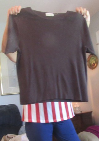 BROWN TOP SIZE 1X