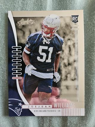 2019 Panini Absolute Rookie Joejuan Williams