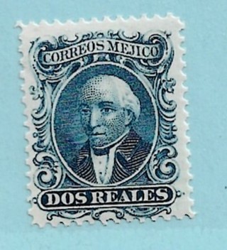 1864 Mexico Sc15a 2r Hidalgo MH