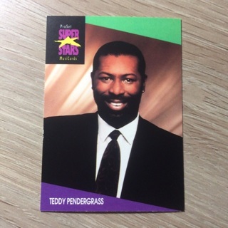 1991 ProSet Super⭐️Stars MusiCards | TEDDY PENDERGRASS | Card #131