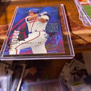 1996 upper deck circa chipper Jones baseball card 