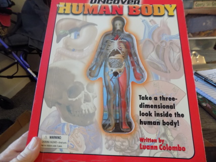 Uncover the Human Body book of 3D layered pages to view the wonder of it all 