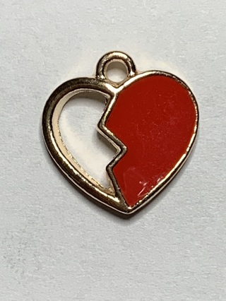 HEART CHARMS~#5~FREE SHIPPING!