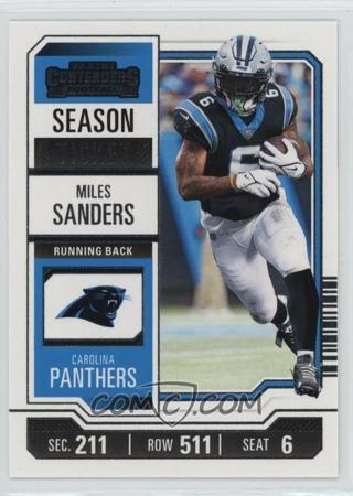 2023 Panini Contenders - [Base] - Retail #16 - Season Ticket - Miles Sanders