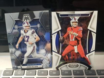 NFL Football card lot Josh Allen