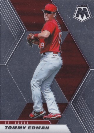 Tommy Edman 2021 Panini Mosaic St. Louis Cardinals