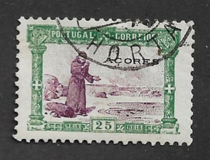 1895 Azores Sc83 25r St. Anthony of Padua used