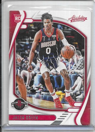 Jalen Green 2021-22 Chronicles Absolute #221 Rookie Card