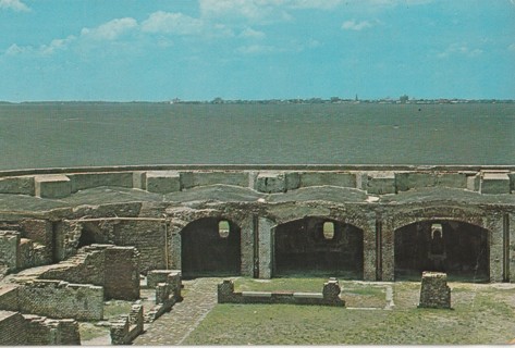 Vintage Unused Postcard: m: Fort Sumter, Charleston, SC