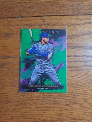 *Cubs* Wilson Contreras Topps Inceptions Green Parallel 