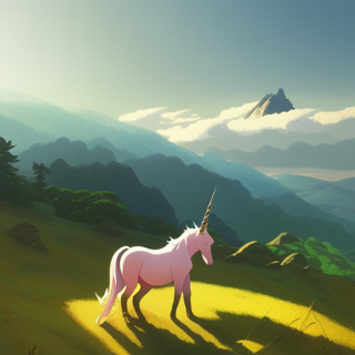 Listia Digital Collectible: UNICORN ON THE MOUNTAIN