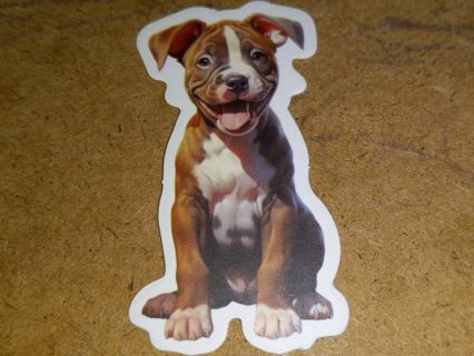 Dog Cute new 1⃣ vinyl sticker no refunds regular mail only Very nice