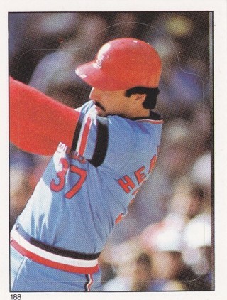 Keith Hernandez 1983 Topps Stickers World Series St. Louis Cardinals