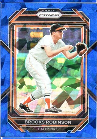 2023 Panini Prizm Brooks Robinson Blue Ice