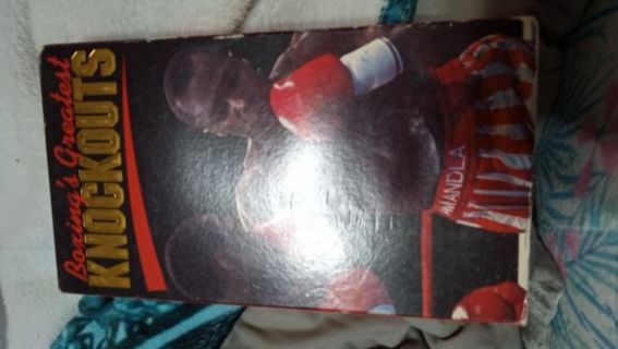 Boxing greatest knockouts 1990 VHS