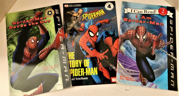 3 Spider-Man softcover books 2001-2002 - VG condition