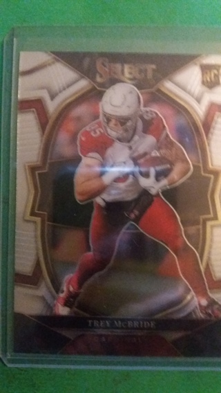 trey mcbride football card free shipping