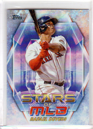 Rafael Devers, 2023 Topps Stars of the MLB Baseball Card #SMLB-4, Boston Red Sox, (L4