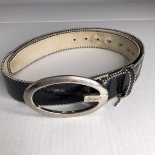 Guess? brand patten leather black belt 