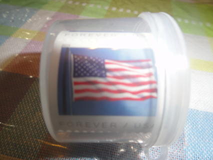 ROLL OF 100 USPS FOREVER STAMPS $73 VALUE (In plastic container)