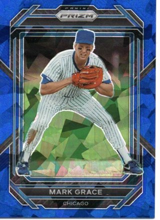 2023 Panini Prizm Mark Grace Blue Ice