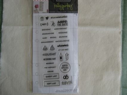 Planner theme clear stamps, 31 pcs, NIP to help make a great planner.