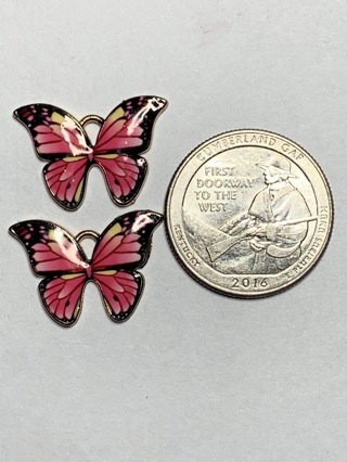 BUTTERFLY CHARMS~#6~MEDIUM~FREE SHIPPING!