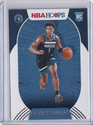 Rookie Anthony Edwards NBA Hoops TWolves RC