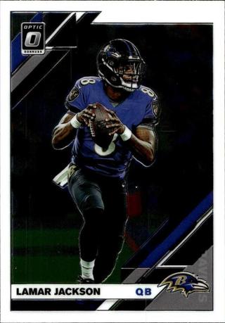 2019 DONRUSS OPTIC LAMAR JACKSON CARD