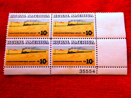 Scott #1506 1974 10c MNH plate block of 4.