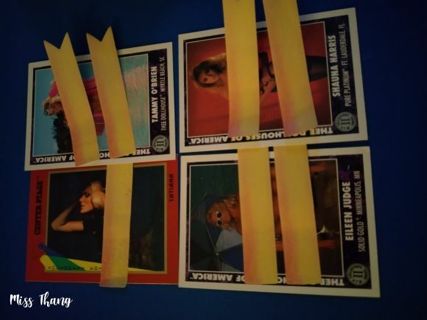 Women trading cards
