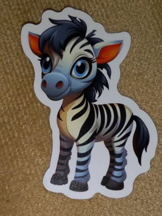 Cute one nice vinyl sticker no refunds regular mail only Very nice quality!