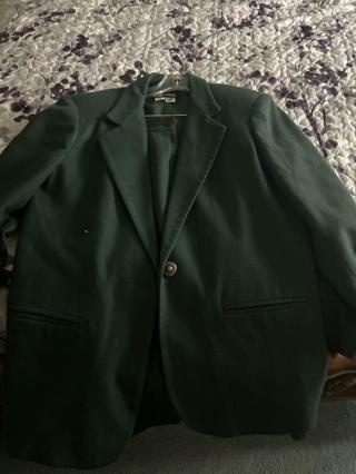 Sag Harbor Green Suit w/ Skirt Size 12 Ladies