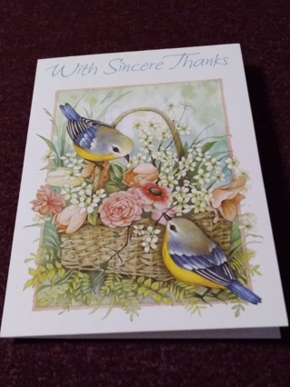 Greeting Card - With Sincere Thanks