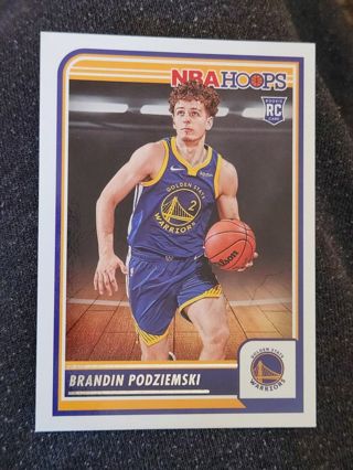 Two Golden State Warriors Podziemski & Hardaway Basketball Cards