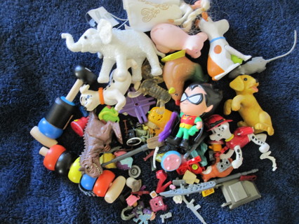 over 1LB of toys & accessories, DC, Disney, Lego, Dinosaurs, Shopkins, Animals