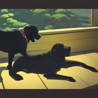 Listia Digital Collectible: Dogs: 2 Black Labs