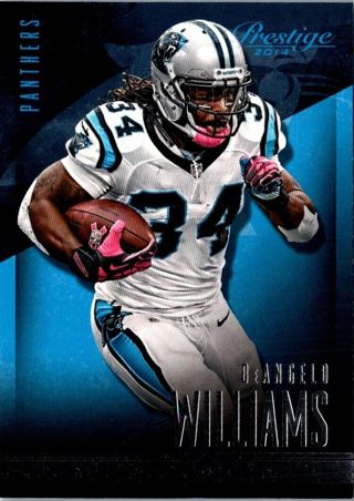 2014 Panini Prestige DeAngelo Williams #159 Carolina Panthers Football Card