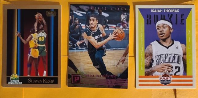 3 NBA rookie cards