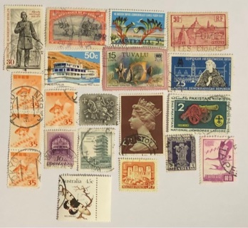 Small pack of stamps 