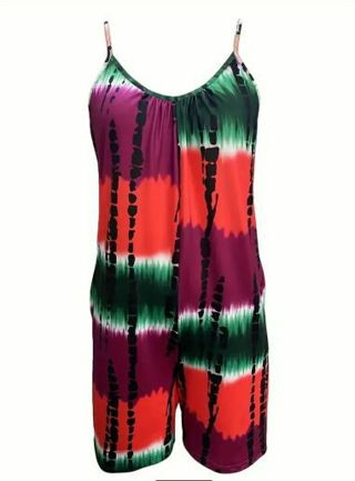 Women's XL-XXL Tie Dye Jumper 16/18W