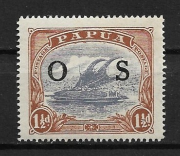 1931 Papua New Guinea ScO3 1½d Lakatoi MH