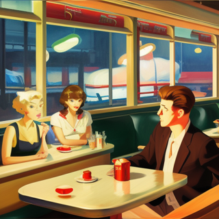 Listia Digital Collectible: 1950's Diner