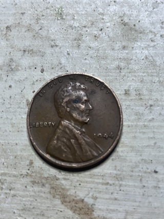 1944 Lincoln wheat penny w/errors