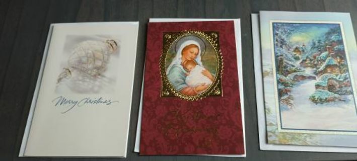 Set of 3 Assorted Christmas Cards