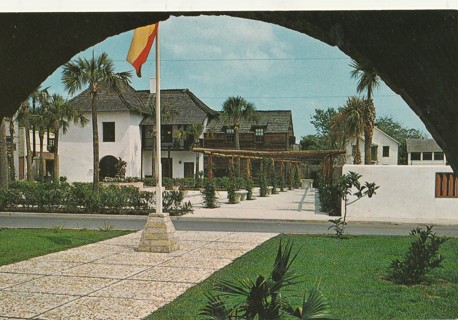 Vintage Unused Postcard: h: Pan American Center, St Augustine, FL