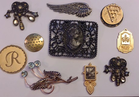 Metal Craft Embellishments, Broke Jewelry, Junk Drawer Etc. 