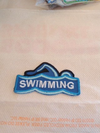 Swimming Iron-on Patch